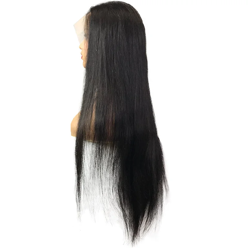 Swiss 8A Malaysian Straight Lace Frontal Human Hair Wig