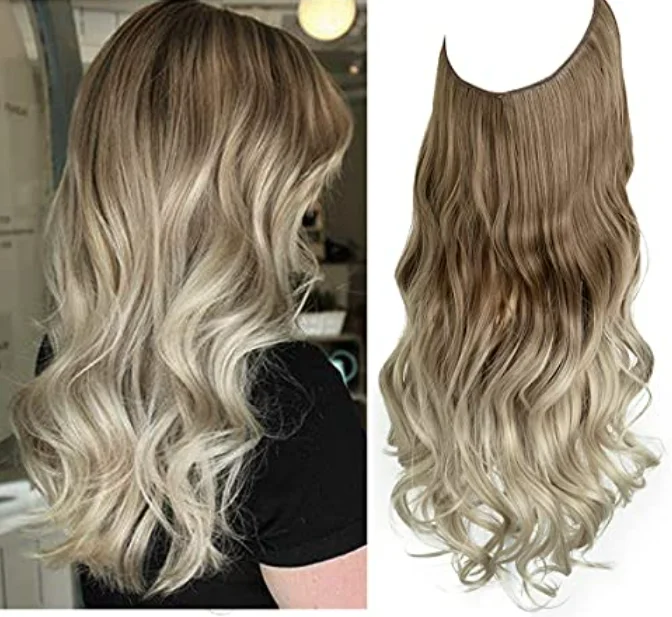 Brown to Ash Blonde with Platinum / 14""