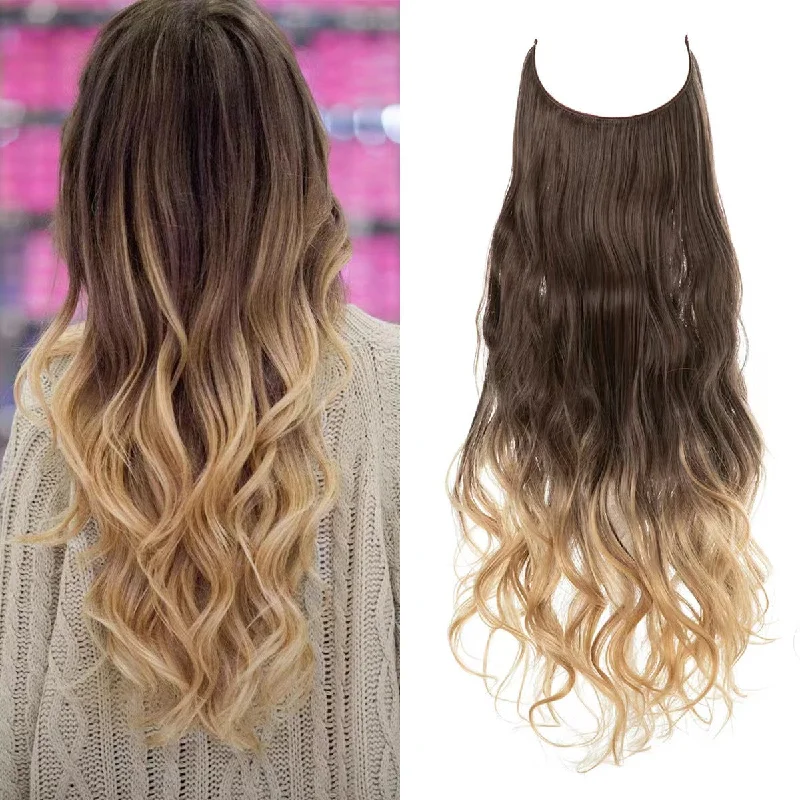 Dark Brown to Sandy Blonde / 14""