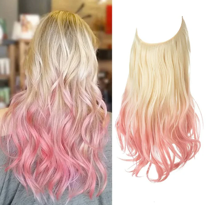 Beach Blonde to Pink / 14""