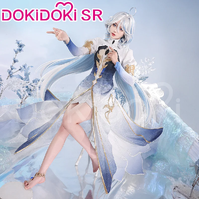 【US LOCAL SHIPPING】DokiDoki-SR Game Genshin Impact Cosplay Focalors Hydro Archon Costume Fontaine Furina God of Justice