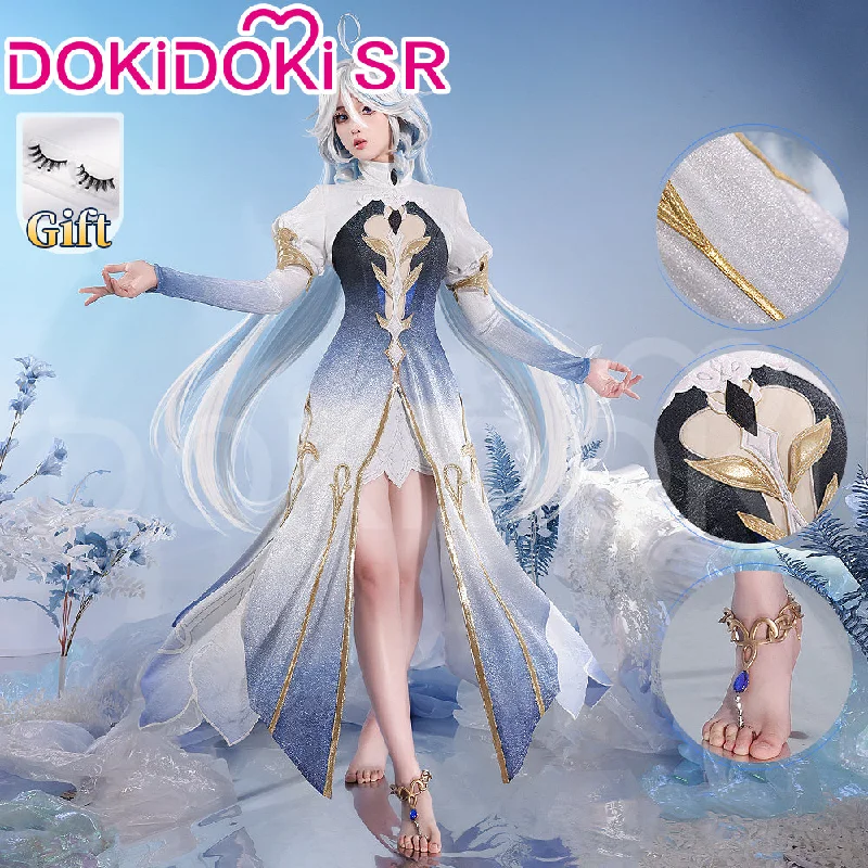 【US LOCAL SHIPPING】DokiDoki-SR Game Genshin Impact Cosplay Focalors Hydro Archon Costume Fontaine Furina God of Justice