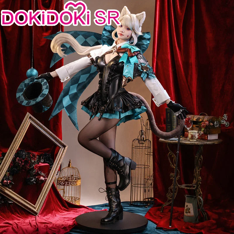 【US LOCAL SHIPPING】DokiDoki-SR Game Genshin Impact Cosplay Lynette Costume / Shoes Fontaine