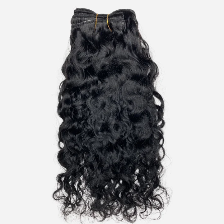 Wavy Curly Off Black Classic Clip-Ins