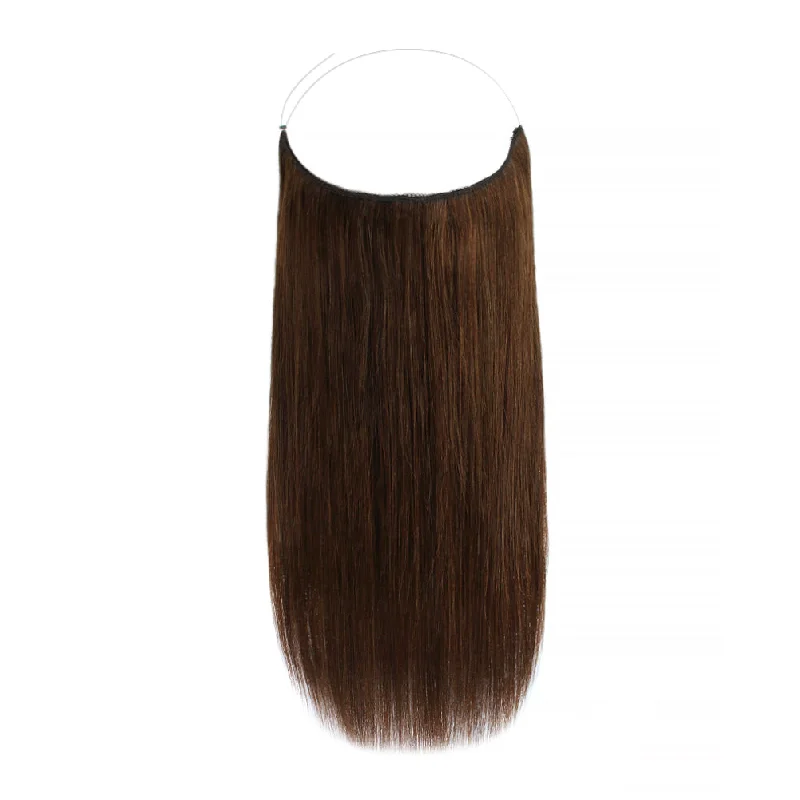 Wire Hair Extensions 4# Reddish Brown